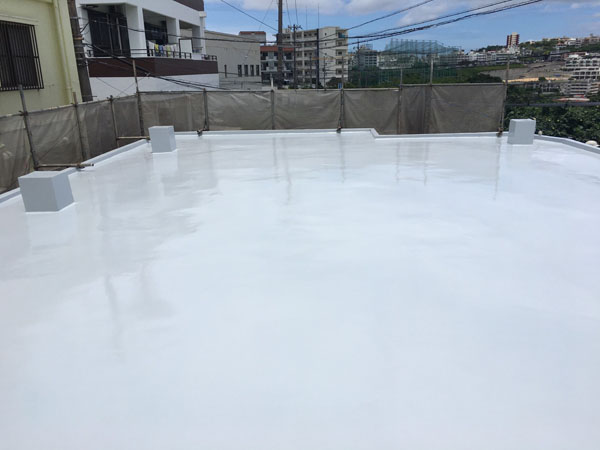 沖縄県豊見城市Ｎ邸の屋上遮熱防水工事後
