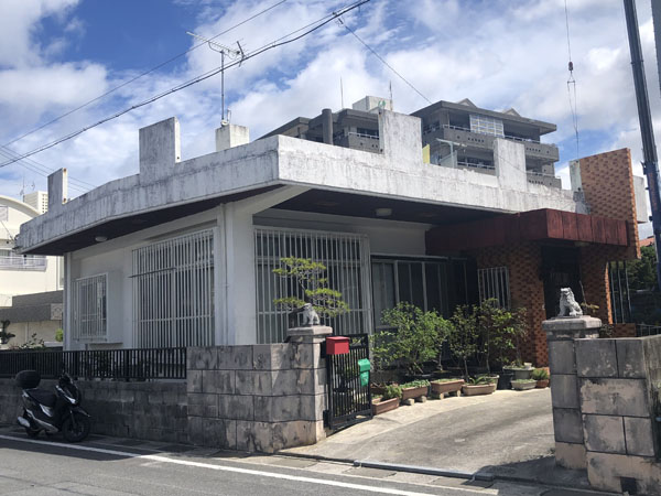 外壁塗装前の沖縄県宜野湾市Ｋ邸