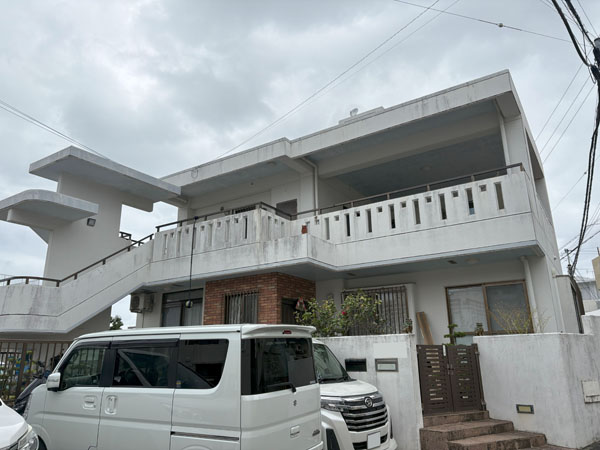 外壁塗装前の沖縄県那覇市K邸