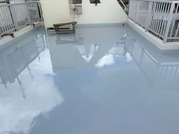 那覇市H様の屋上遮熱防水工事後