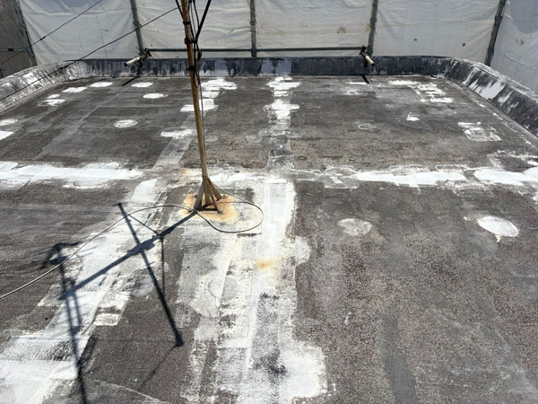沖縄県糸満市M邸の屋上遮熱防水工事前