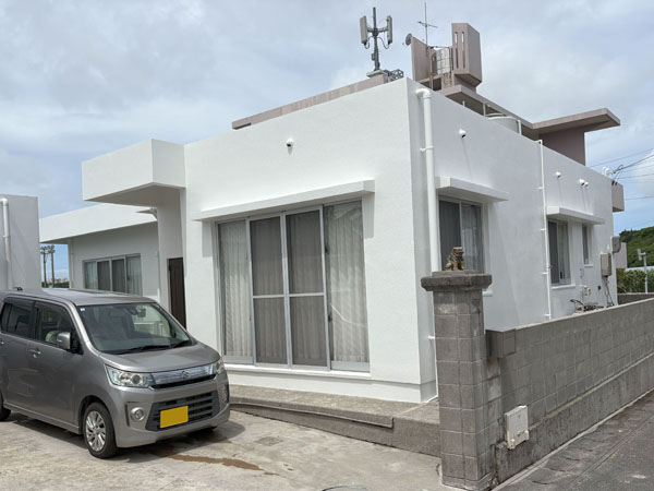 外壁塗装後の沖縄県八重瀬町Ｔ邸