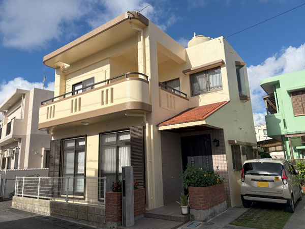 外壁塗装後の沖縄県那覇市Ｉ邸