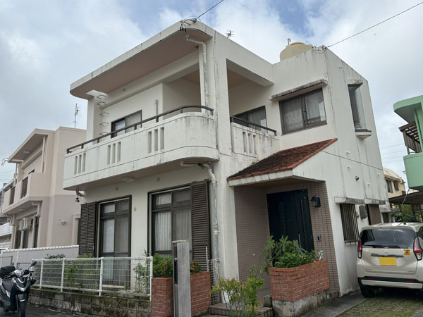 外壁塗装前の沖縄県那覇市Ｉ邸