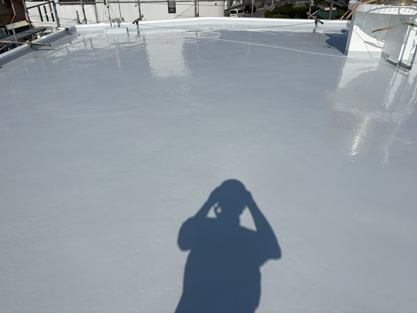 沖縄県西原町Ｈ様の屋上遮熱防水工事後