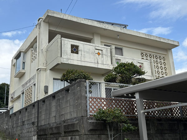 外壁塗装前の豊見城市M様邸