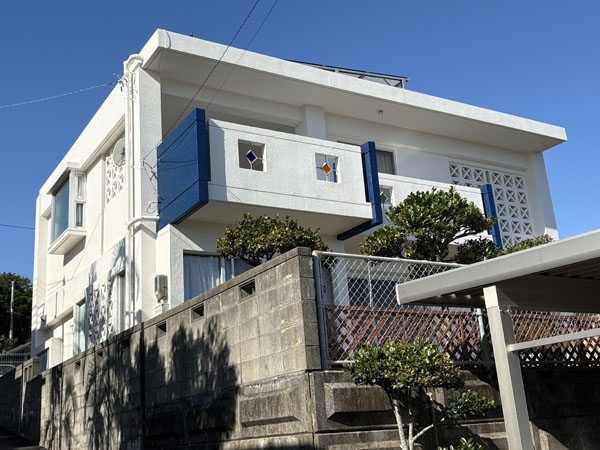 外壁塗装後の豊見城市M様邸