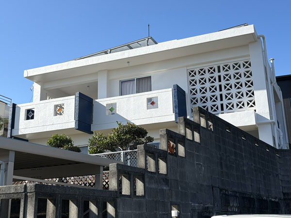 外壁塗装後の豊見城市M様邸