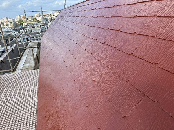 外壁塗装後の那覇市Ｔ様邸