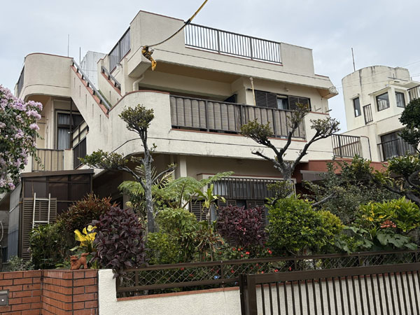 外壁塗装前の豊見城市Ｋ様邸