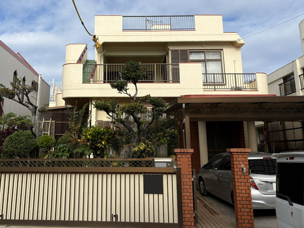 外壁塗装後の豊見城市Ｋ様邸