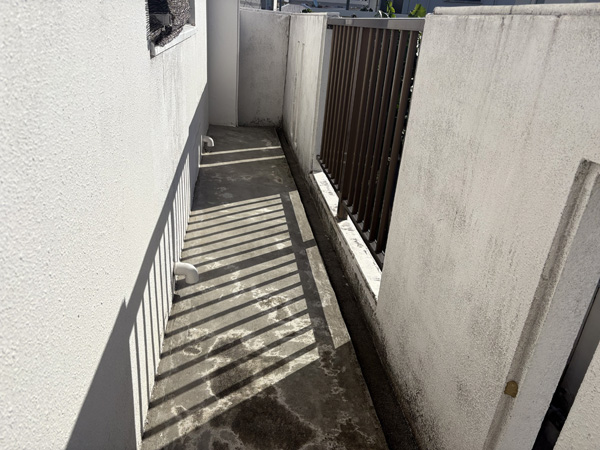 那覇市Ｓ様邸のベランダ遮熱防水工事前