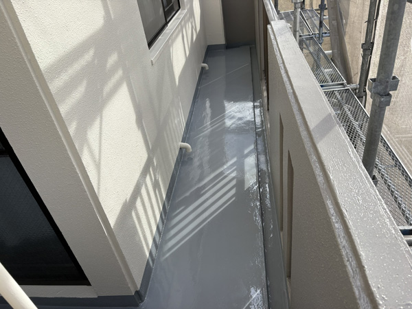 那覇市Ｓ様邸のベランダ遮熱防水工事後