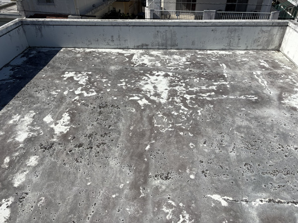 豊見城市Ｏ様邸の屋上遮熱防水工事前