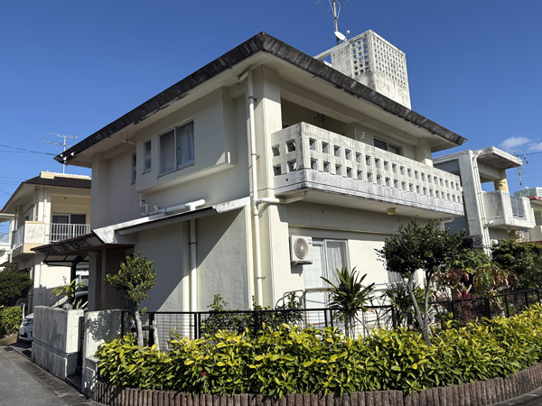 外壁塗装前の八重瀬町O様邸