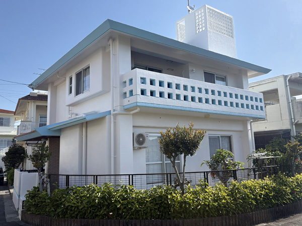 外壁塗装後の八重瀬町Ｏ様邸