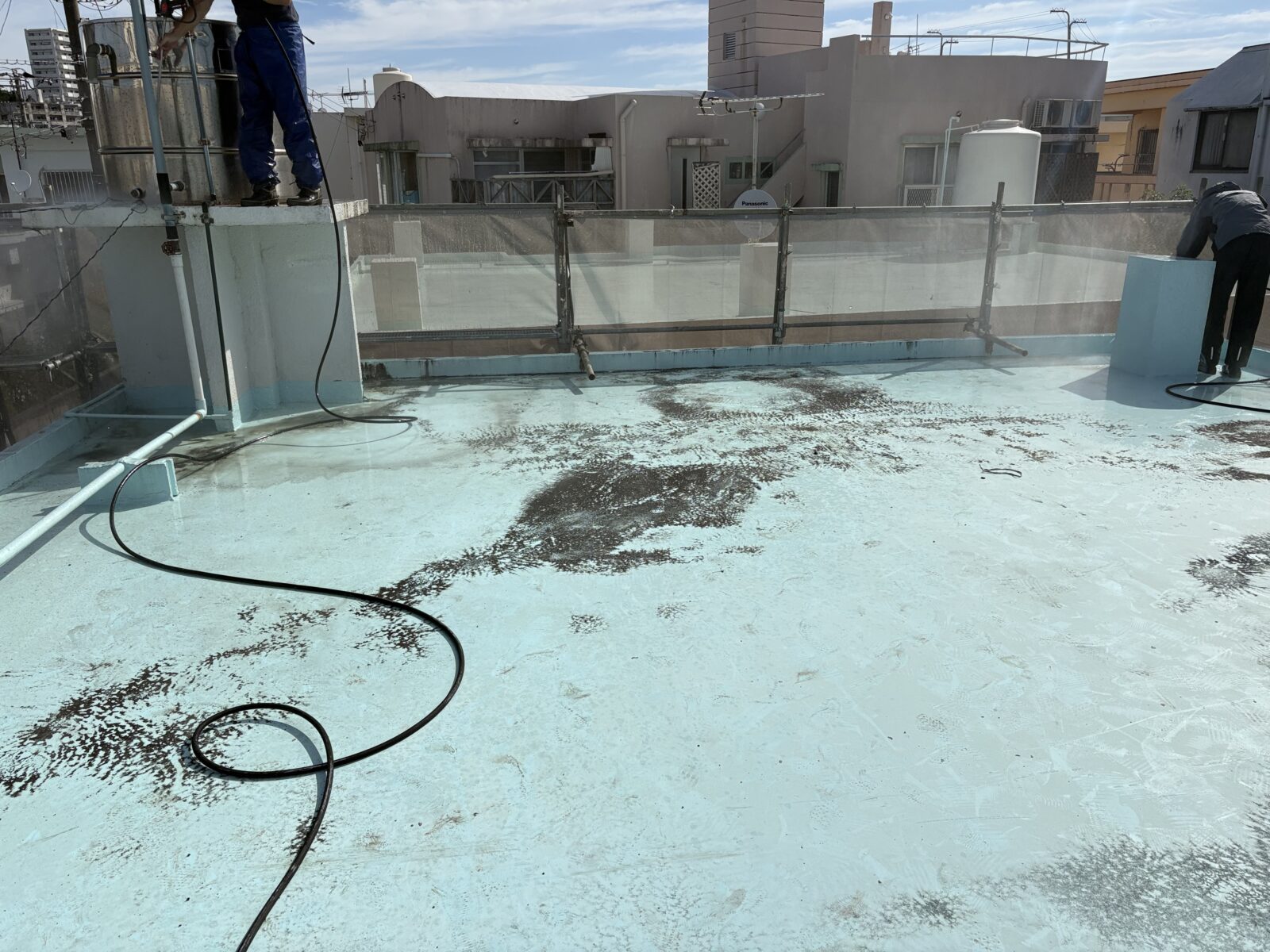 沖縄県那覇市Ｈ様邸の高圧水洗浄
