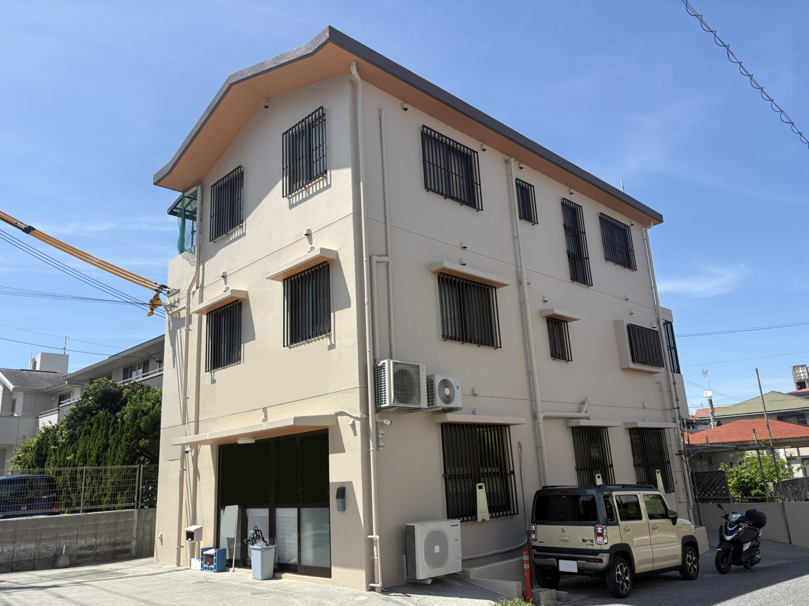外壁塗装後の那覇市A様邸