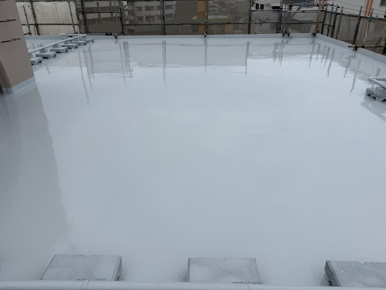 糸満市Ｍ様邸の屋上遮熱防水工事後