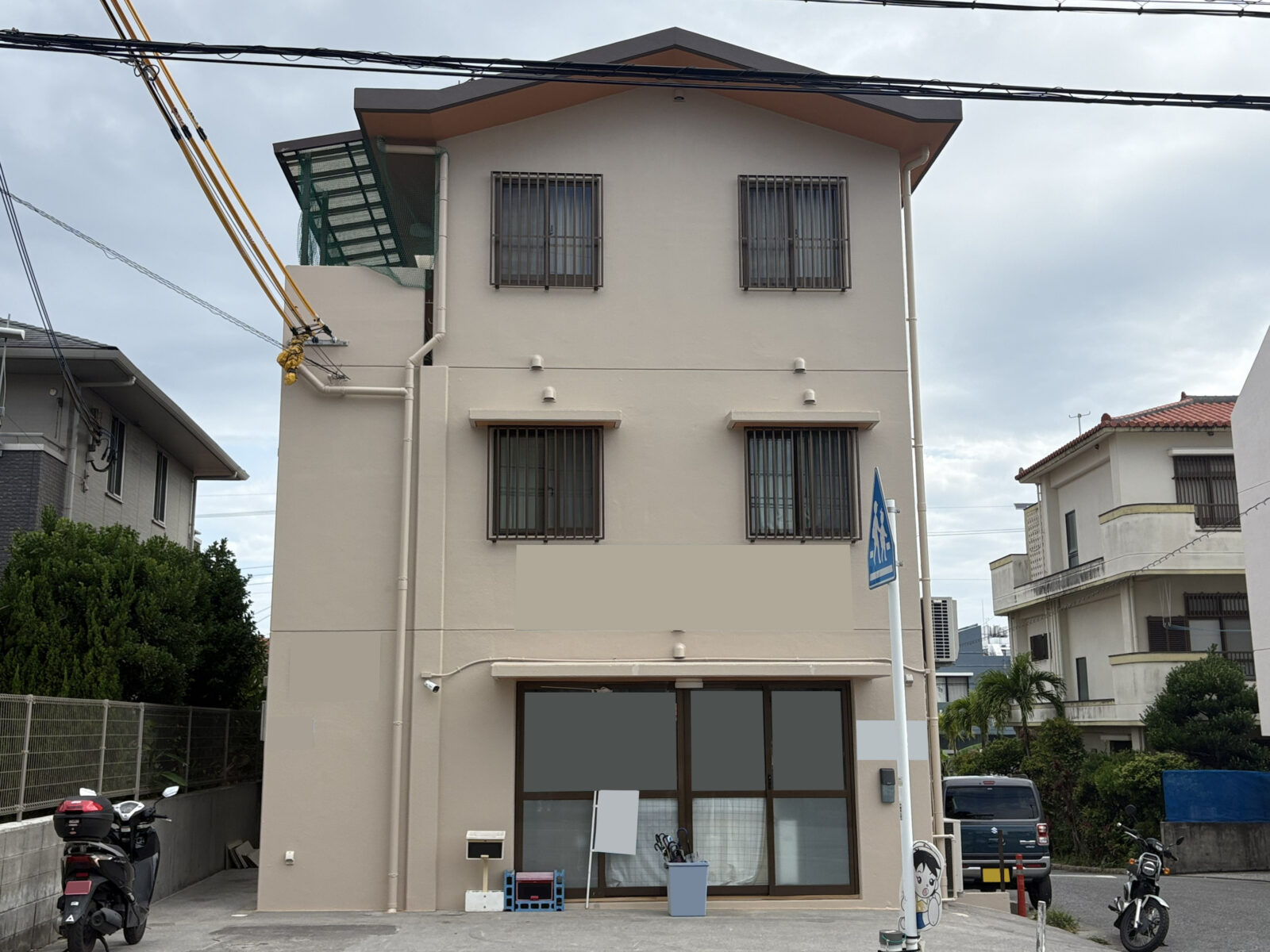 外壁塗装後の那覇市A様邸