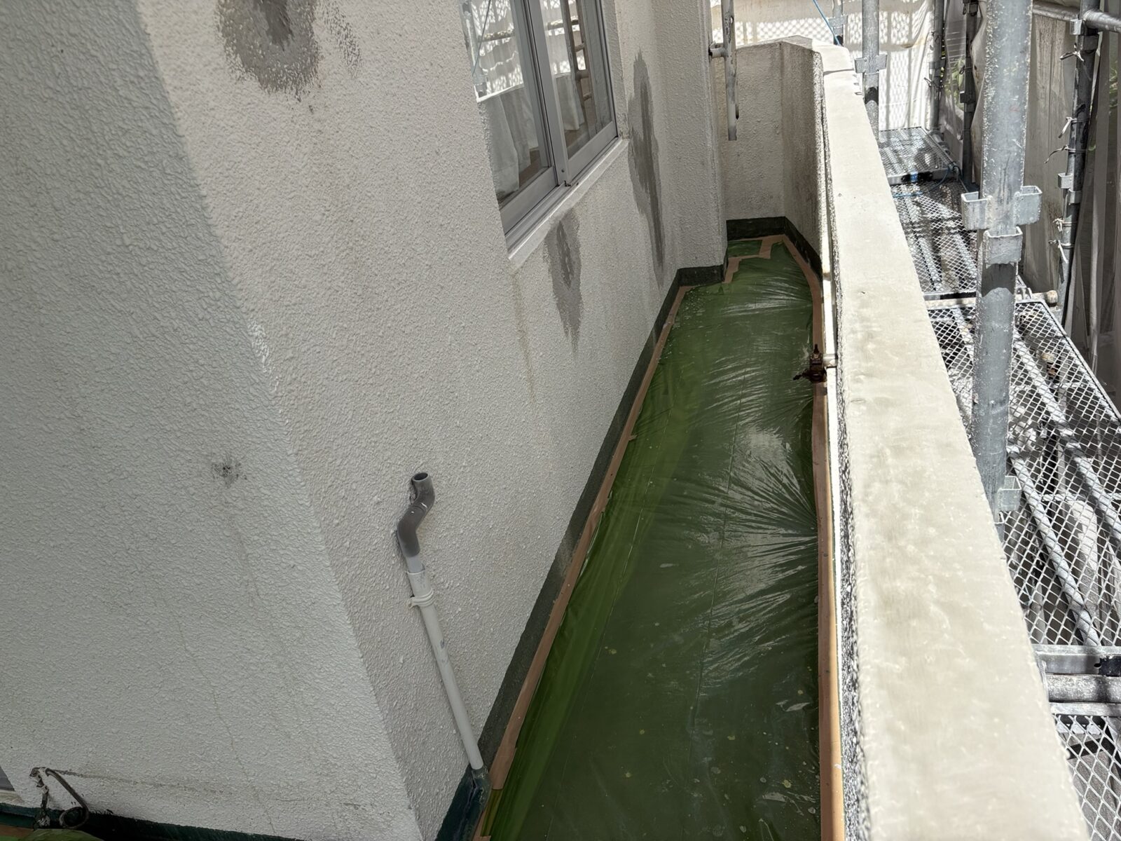 外壁塗装前の沖縄県那覇市K様邸