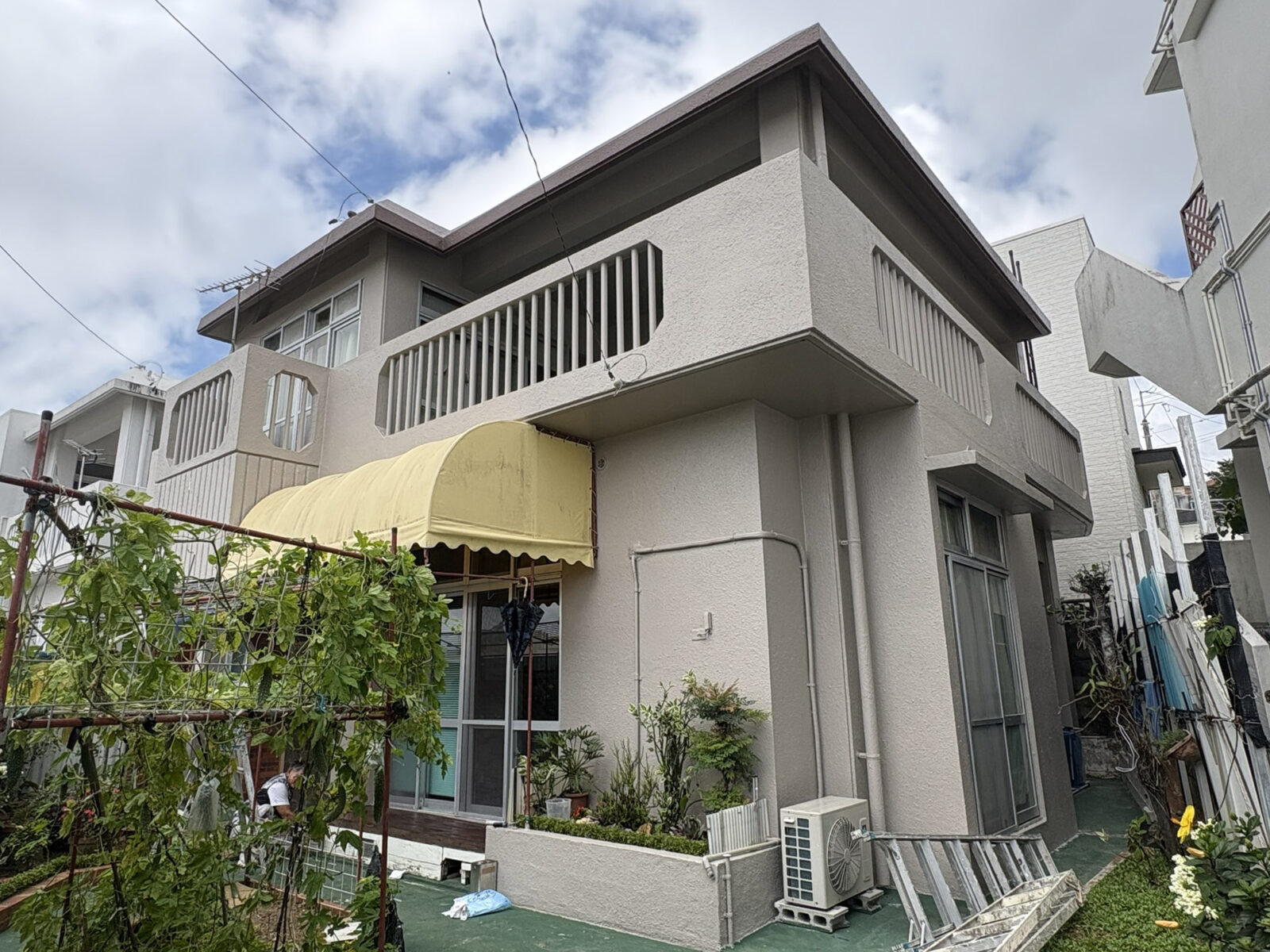 外壁塗装後の沖縄県那覇市K様邸