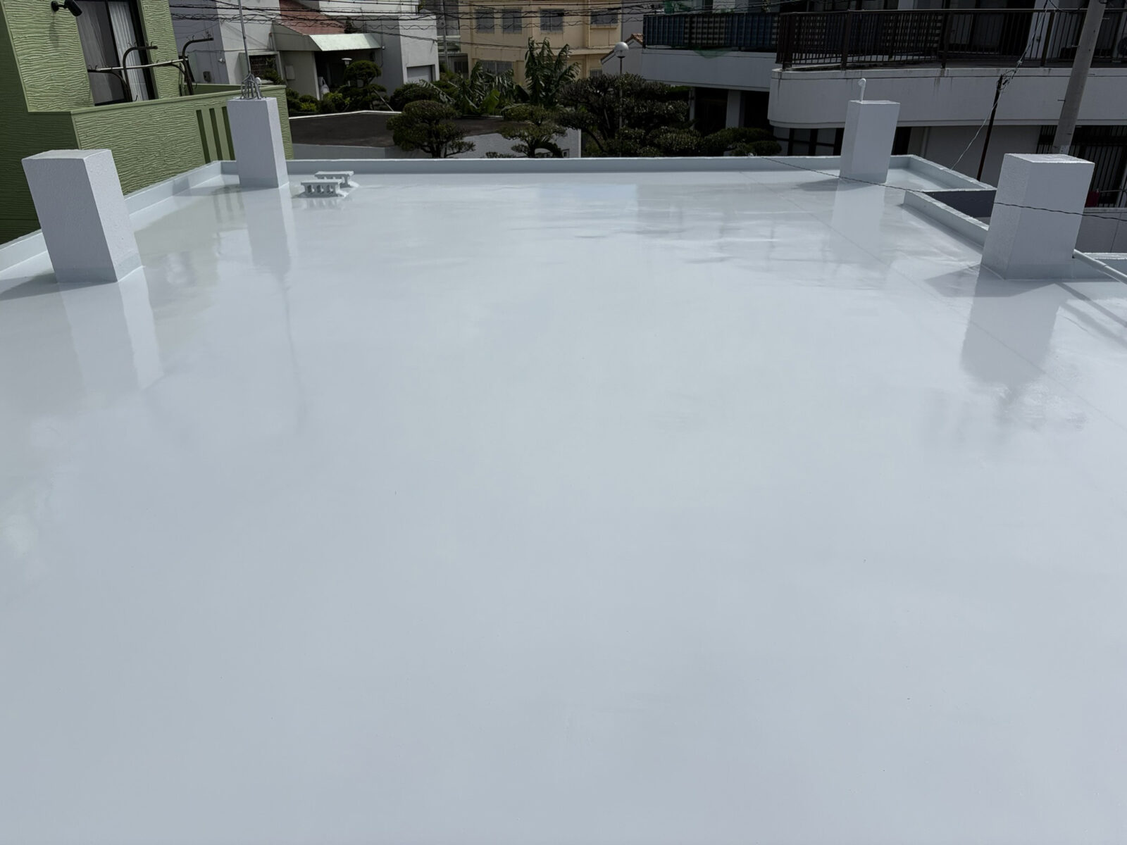 那覇市Ｈ様邸の屋上遮熱防水工事後