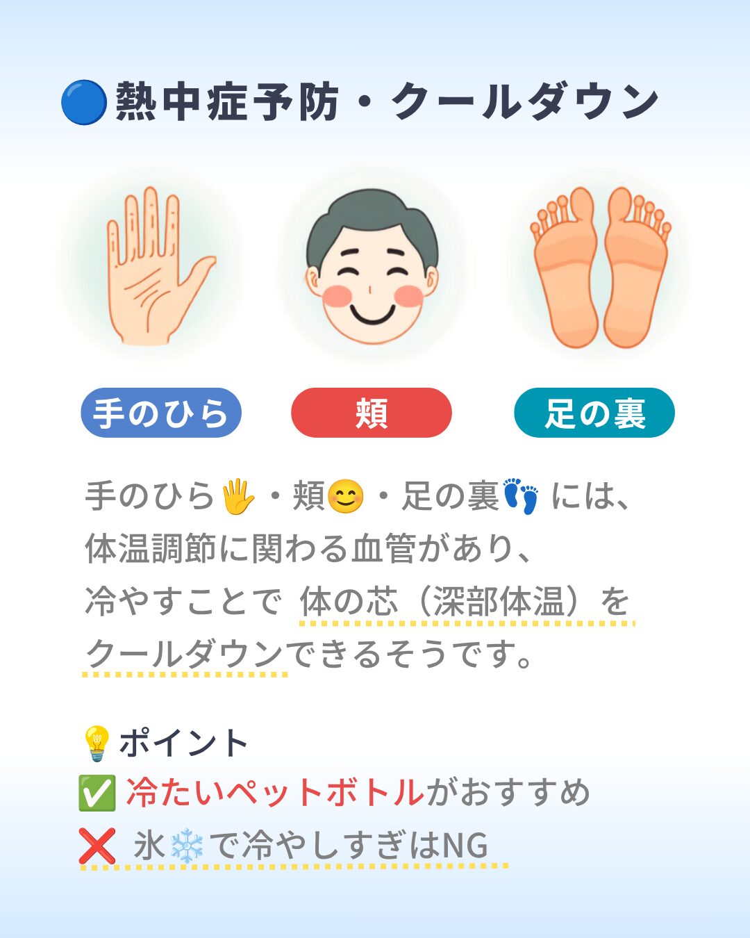熱中症予防・クールダウン