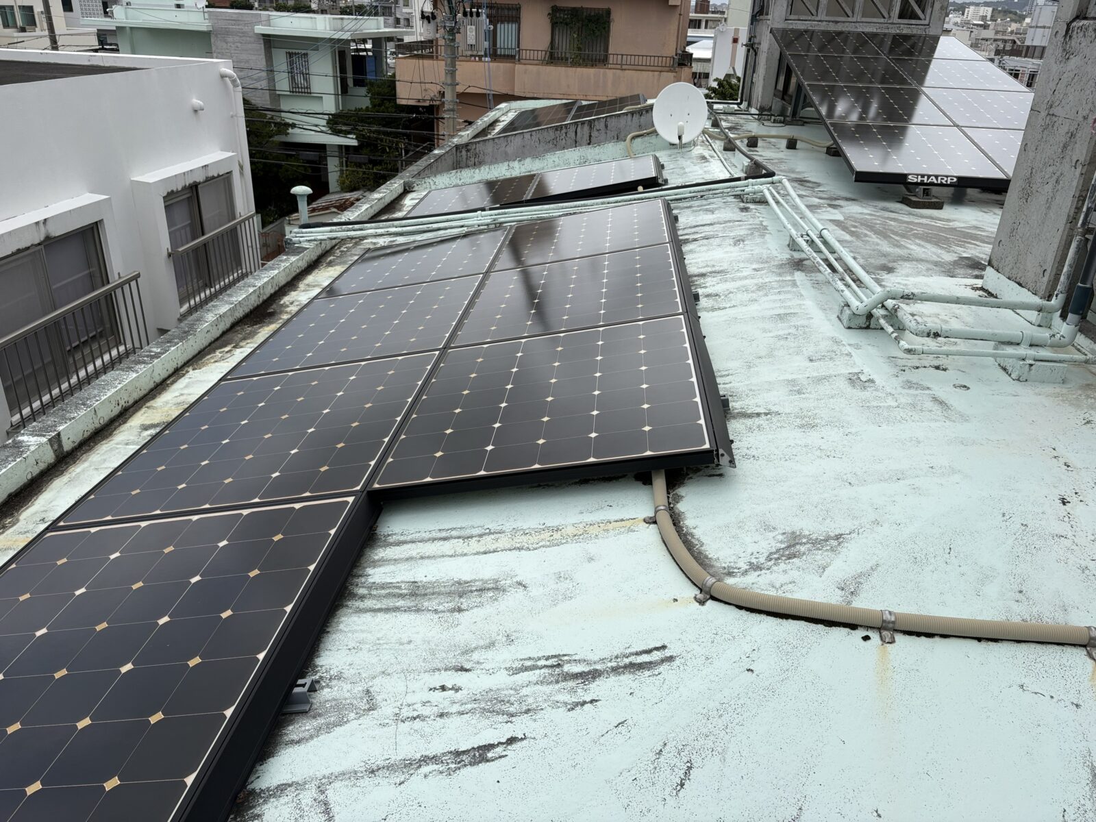 那覇市Ｋ様邸の屋上遮熱防水工事前