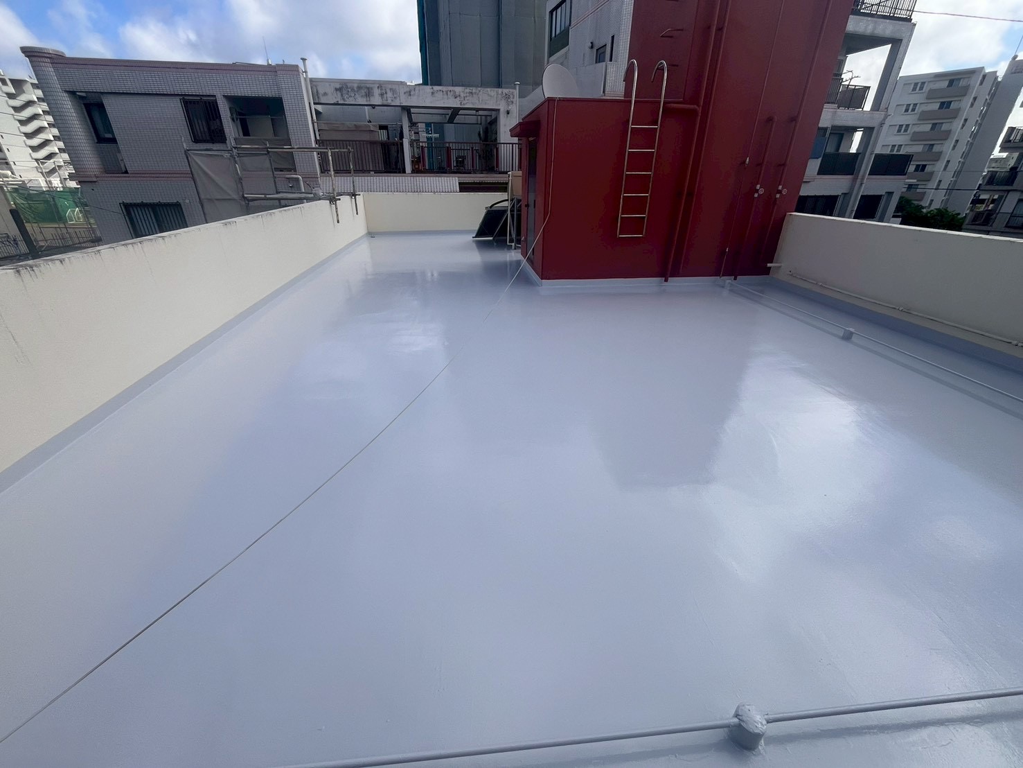 那覇市Ｙ様邸の屋上遮熱防水工事後