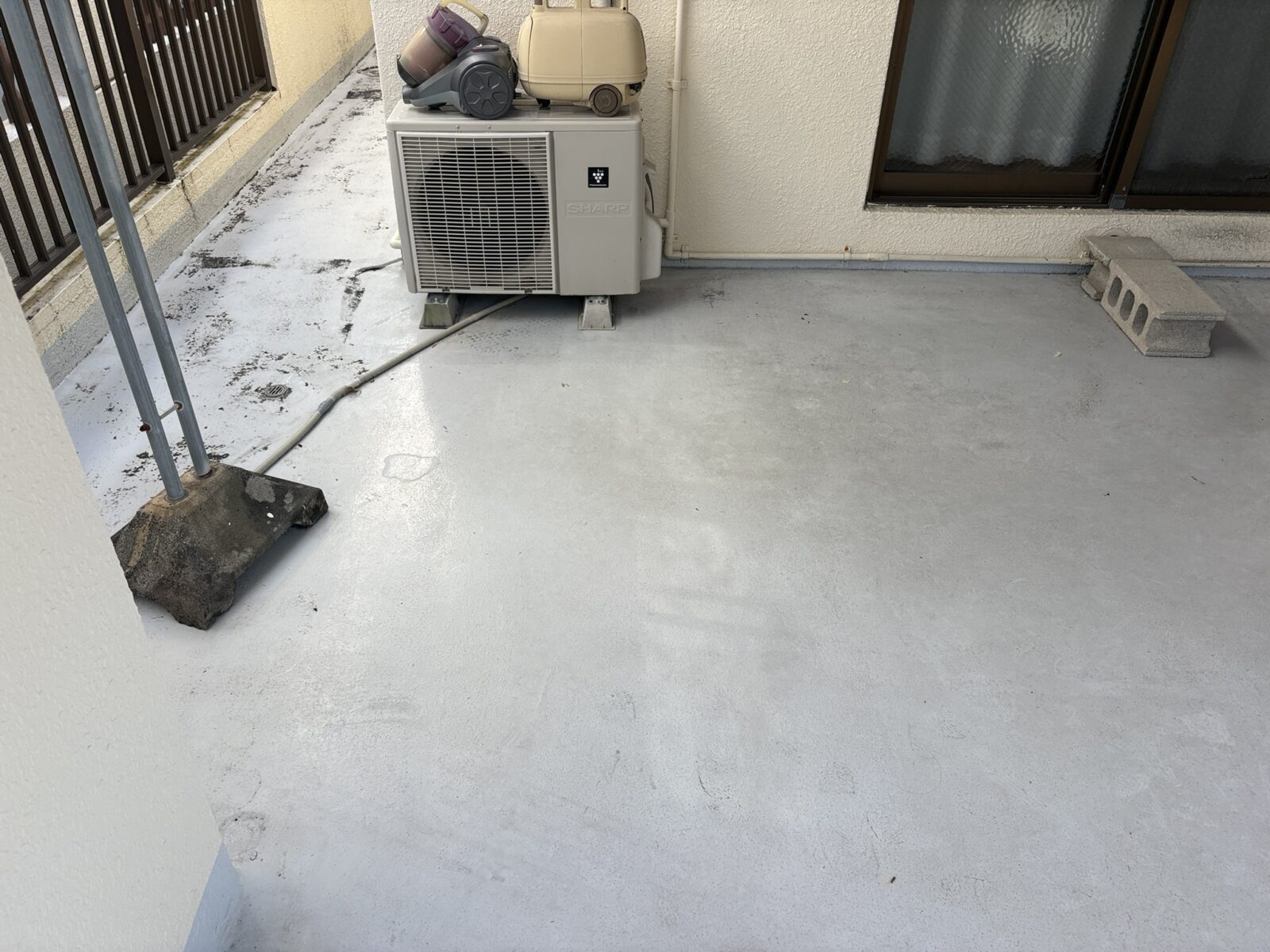 那覇市O様邸の屋上遮熱防水工事前
